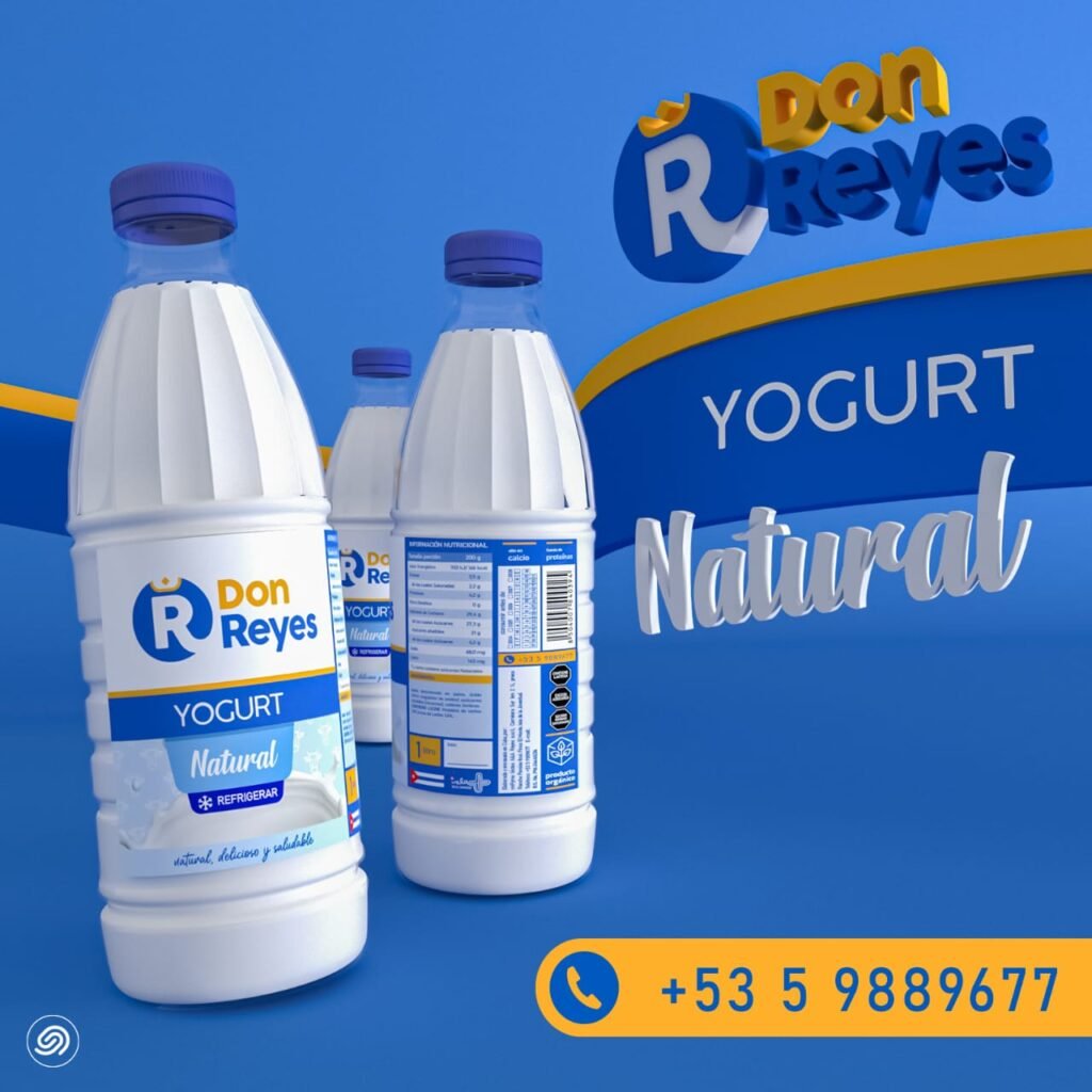 Yogurt natural natural Don Reyes (1 L)